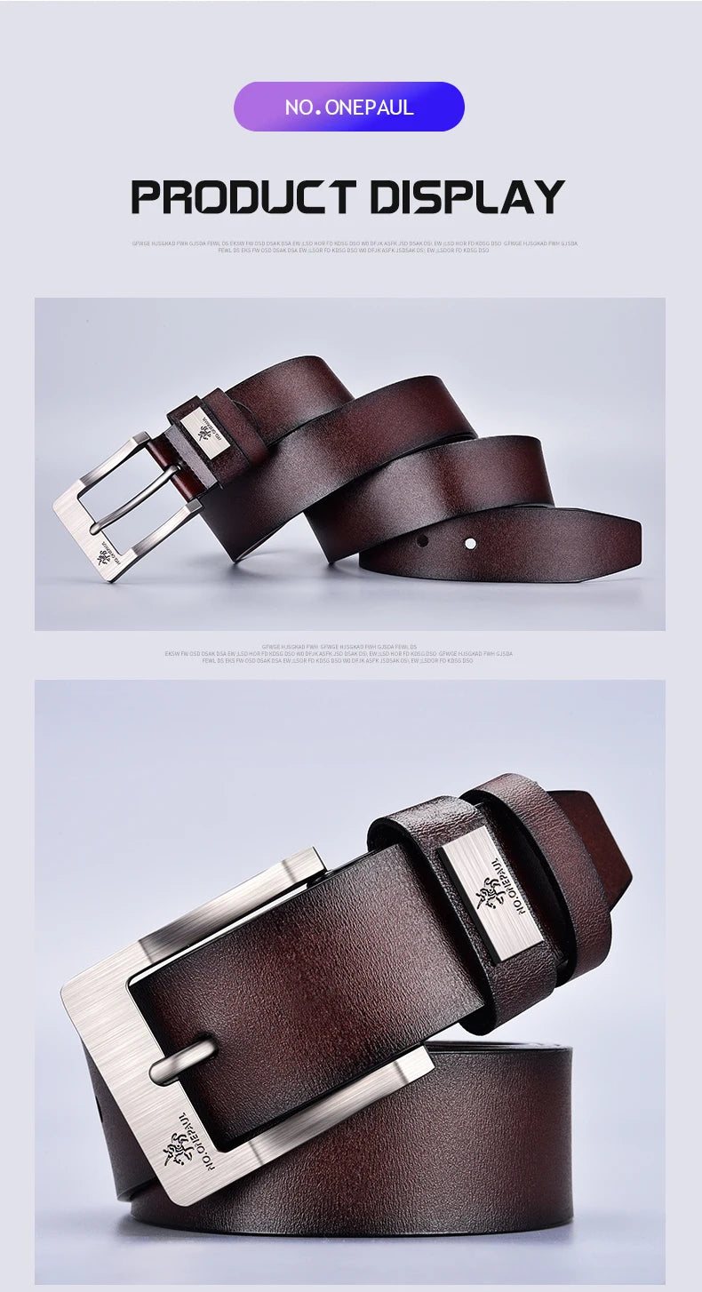 Cinto Masculino de Couro - Executive