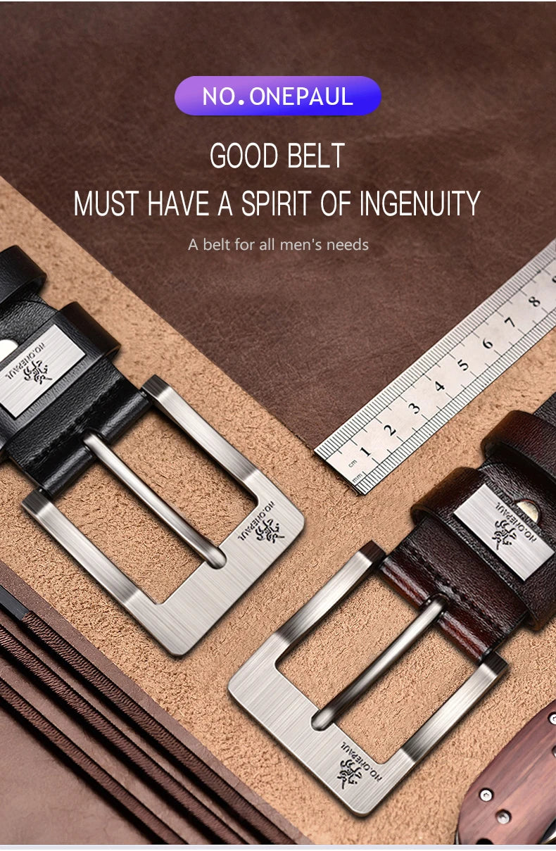 Cinto Masculino de Couro - Executive