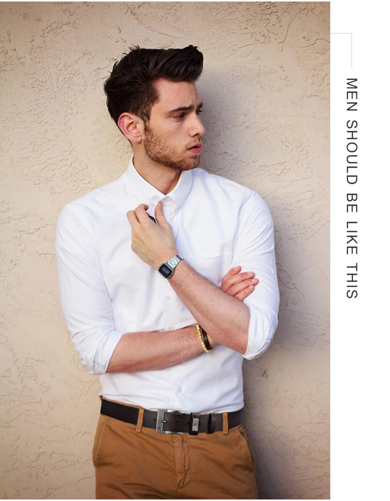 Cinto Masculino de Couro - Executive