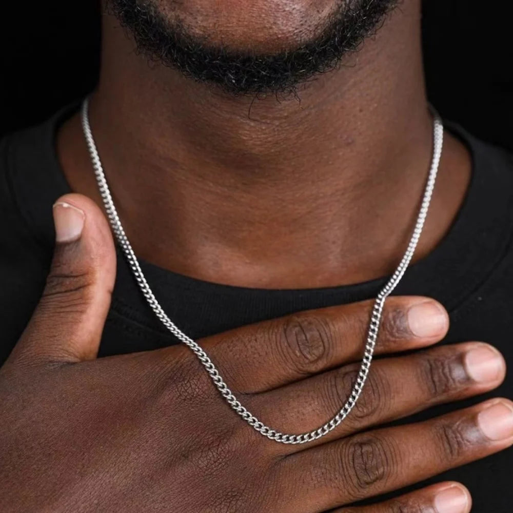 Cordão Masculino em Aço Inoxidável