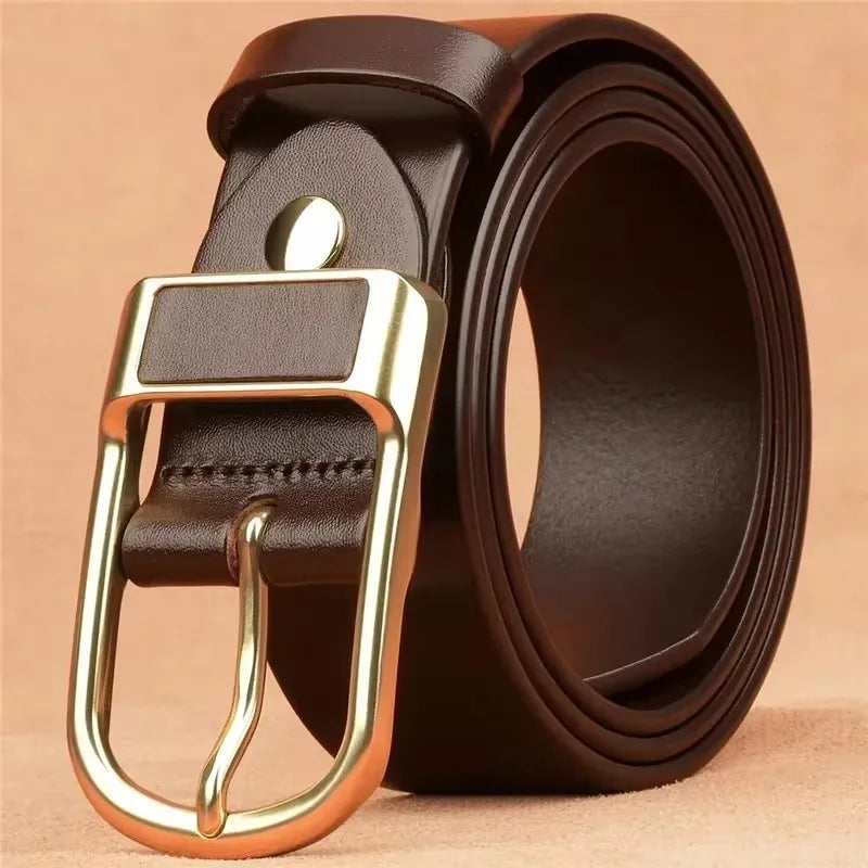 Cinto Masculino de Couro Genuíno