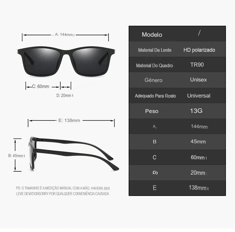 Óculos de Sol Masculino - Advanced