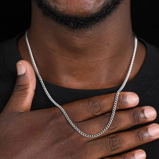 Cordão Masculino em Aço Inoxidável