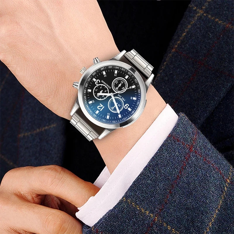 Relógio Masculino Ômega + Jóia para pulso de Brinde