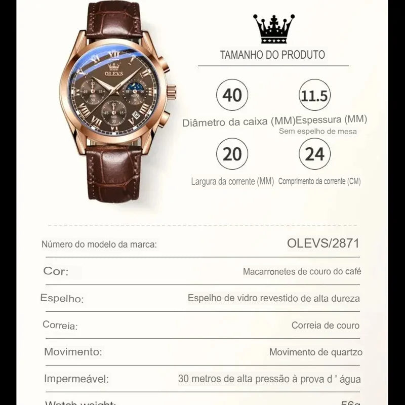 Relógio Masculino - Million